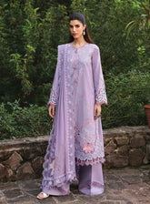 Qlinekari By Qalamkar Embroidered Linen 3 Piece Unstitched Suit QLM24QL LM-14 MAEVE