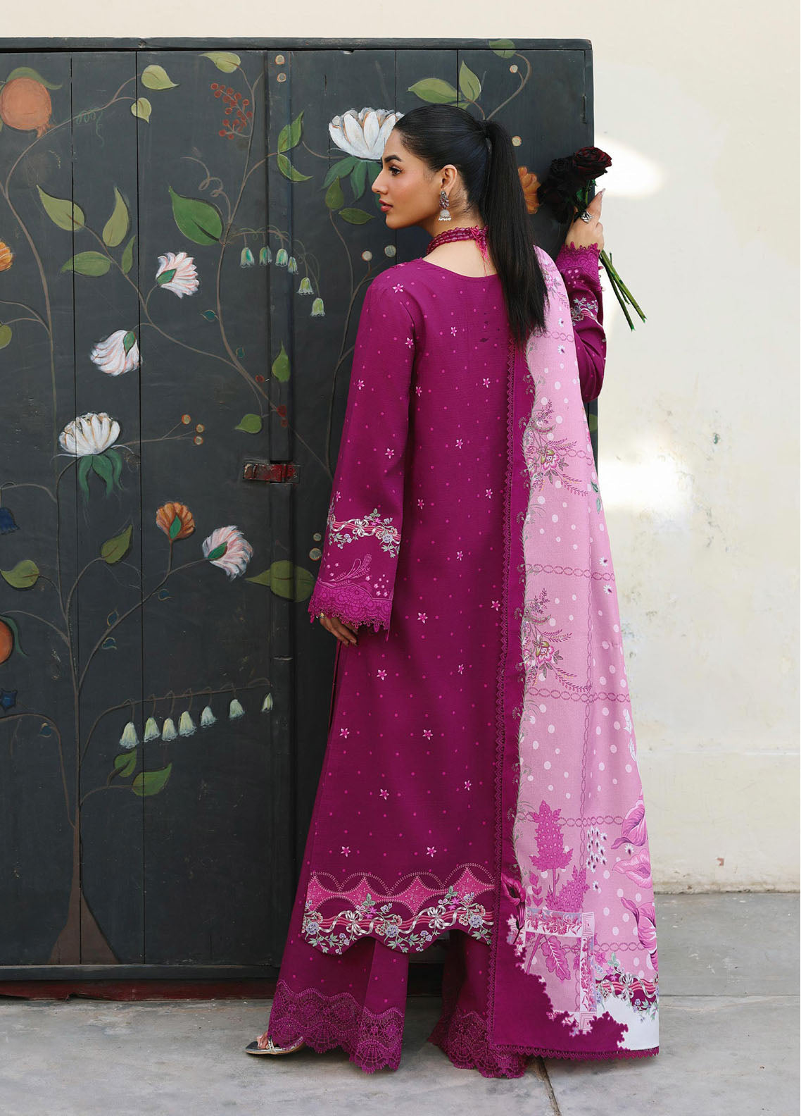 QPrints By Qalamkar Embroidered Jacquard Weaved 3 Piece Unstitched Suit QLM25QP D-QW-1B JORIS QPrints By Qalamkar Embroidered Jacquard Weaved 3 Piece Unstitched Suit QLM25QP D-QW-1B JORIS