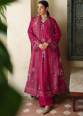 QPrints By Qalamkar Embroidered Jacquard Weaved 3 Piece Unstitched Suit QLM25QP D-QW-2A MIREL