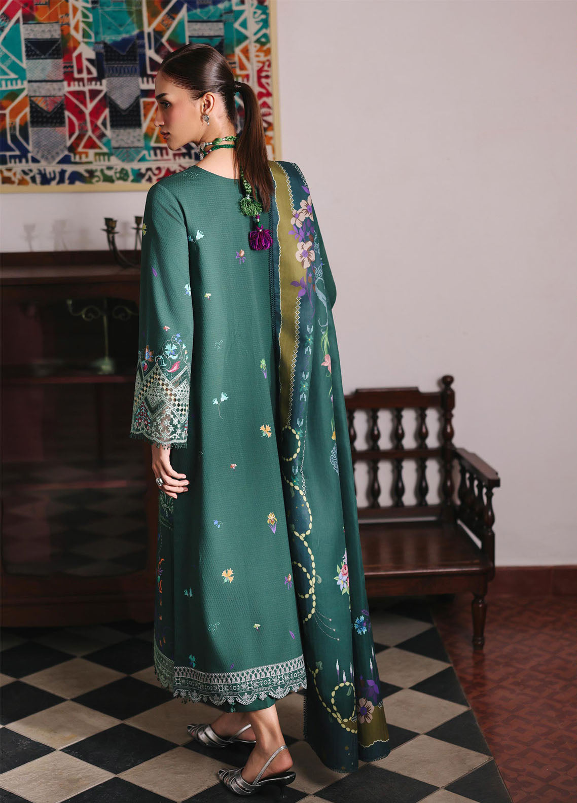 QPrints By Qalamkar Embroidered Jacquard Weaved 3 Piece Unstitched Suit QLM25QP D-QW-6A KARLA QPrints By Qalamkar Embroidered Jacquard Weaved 3 Piece Unstitched Suit QLM25QP D-QW-6A KARLA