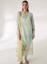 Qprints By Qalamkar Embroidered Lawn 3 Piece Unstitched Suit QLM24QP AR-04 NELLA
