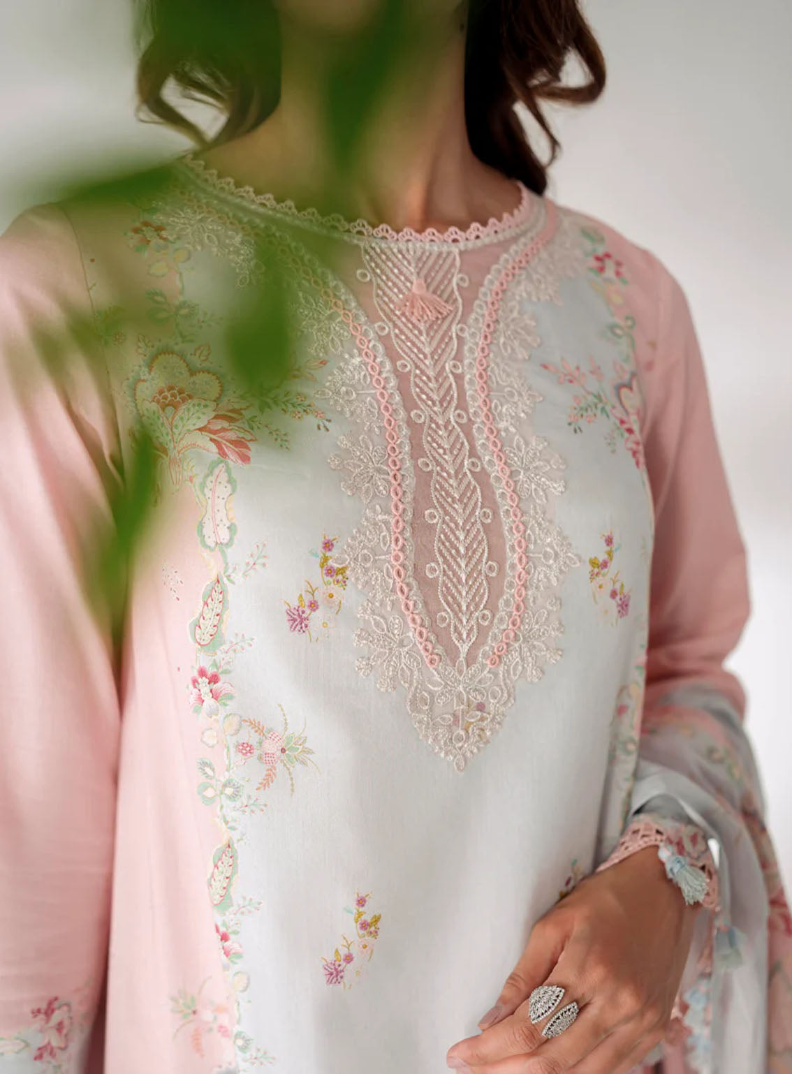Qprints By Qalamkar Embroidered Lawn 3 Piece Unstitched Suit QLM24QP AR-07 SABINE Qprints By Qalamkar Embroidered Lawn 3 Piece Unstitched Suit QLM24QP AR-07 SABINE