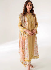 Qprints By Qalamkar Embroidered Lawn 3 Piece Unstitched Suit QLM24QP AR-08 ANAIS