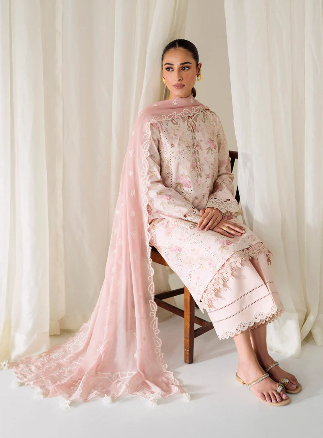 Qprints By Qalamkar Embroidered Lawn 3 Piece Unstitched Suit QLM24QP AR-10 HELENE Qprints By Qalamkar Embroidered Lawn 3 Piece Unstitched Suit QLM24QP AR-10 HELENE