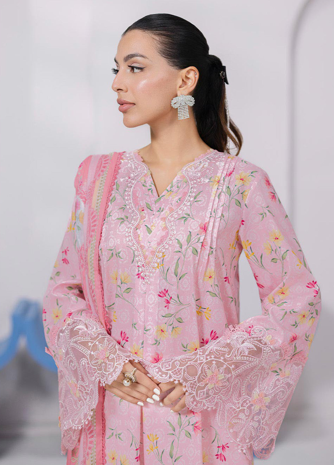 QPrints By Qalamkar Embroidered Lawn 3 Piece Unstitched Suit QLM25QP D-EM-04A ANNA QPrints By Qalamkar Embroidered Lawn 3 Piece Unstitched Suit QLM25QP D-EM-04A ANNA
