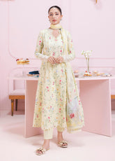 QPrints By Qalamkar Embroidered Lawn 3 Piece Unstitched Suit QLM25QP D-EM-04B LAUREL