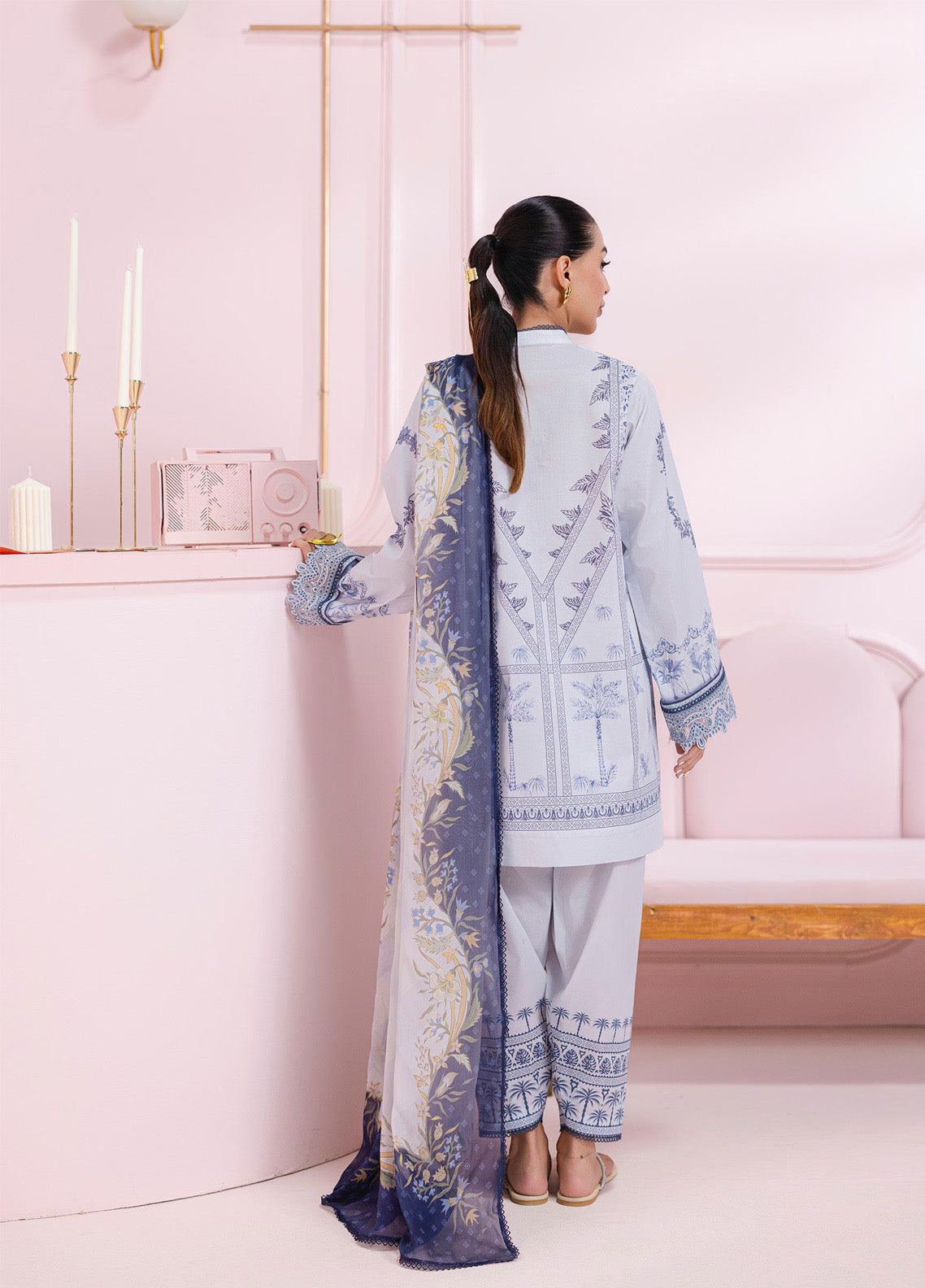 QPrints By Qalamkar Embroidered Lawn 3 Piece Unstitched Suit QLM25QP D-EM-06A SAGE QPrints By Qalamkar Embroidered Lawn 3 Piece Unstitched Suit QLM25QP D-EM-06A SAGE