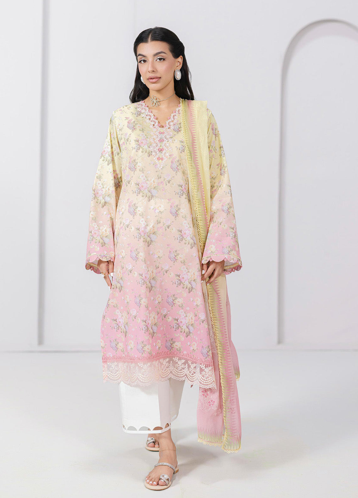 QPrints By Qalamkar Embroidered Lawn 3 Piece Unstitched Suit QLM25QP D-EM-08A SIERRA QPrints By Qalamkar Embroidered Lawn 3 Piece Unstitched Suit QLM25QP D-EM-08A SIERRA