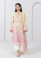 QPrints By Qalamkar Embroidered Lawn 3 Piece Unstitched Suit QLM25QP D-EM-08A SIERRA