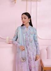 QPrints By Qalamkar Embroidered Lawn 3 Piece Unstitched Suit QLM25QP D-EM-08B VERA