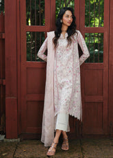 QPrints By Qalamkar Embroidered Lawn 3 Piece Unstitched Suit QLM26QP D-AX-02-A AILSA