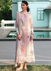 QPrints By Qalamkar Embroidered Lawn 3 Piece Unstitched Suit QLM26QP D-AX-06-A ELARA