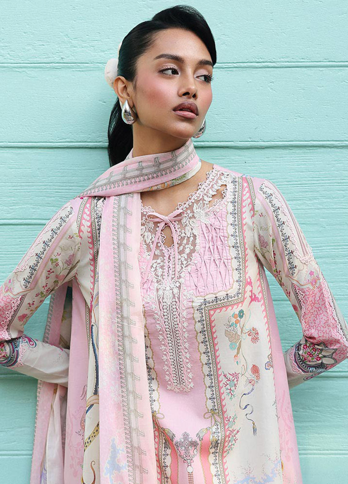 QPrints By Qalamkar Embroidered Lawn 3 Piece Unstitched Suit QLM26QP D-AX-06-A ELARA QPrints By Qalamkar Embroidered Lawn 3 Piece Unstitched Suit QLM26QP D-AX-06-A ELARA