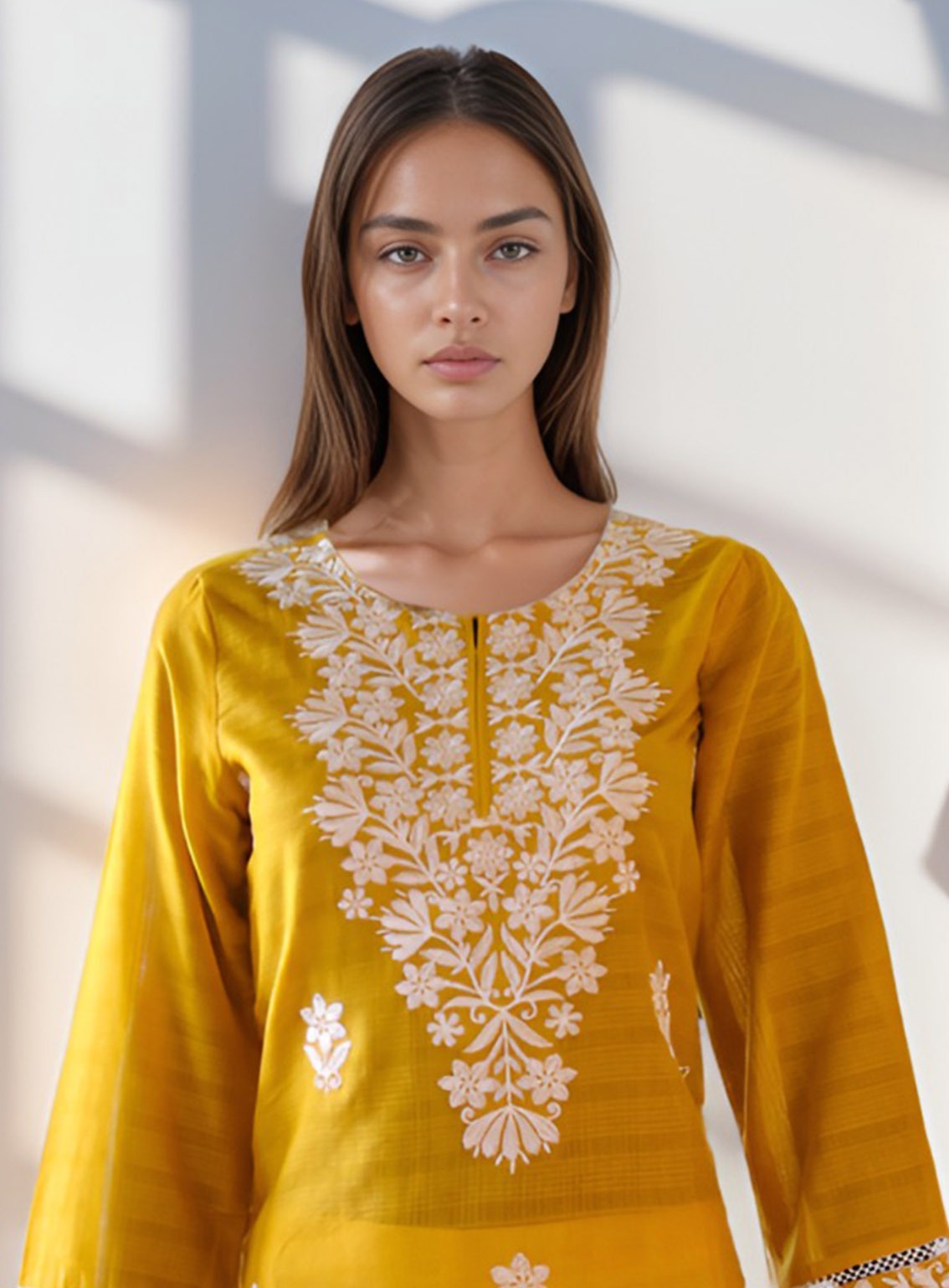 Raad Embroidered Lawn Stitched Kurti RD24EL D-02-MT Raad Embroidered Lawn Stitched Kurti RD24EL D-02-MT