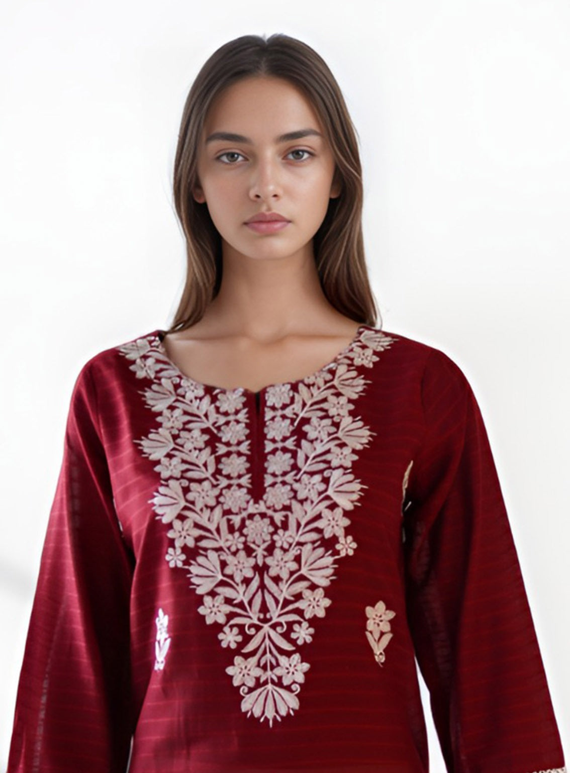 Raad Embroidered Lawn Stitched Kurti RD24EL D-04-MN Raad Embroidered Lawn Stitched Kurti RD24EL D-04-MN