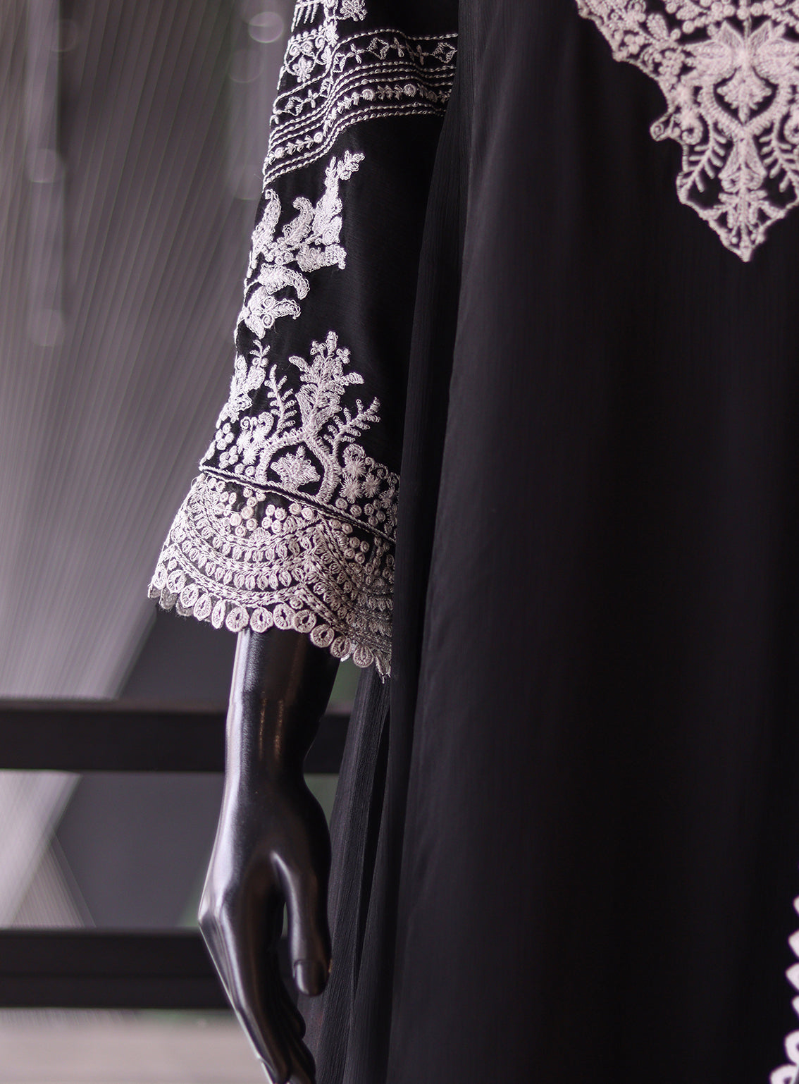 Raad Luxury Embroidered Chiffon 3 Piece Stitched Suit RD24A RA05 BK80 Raad Luxury Embroidered Chiffon 3 Piece Stitched Suit RD24A RA05 BK80