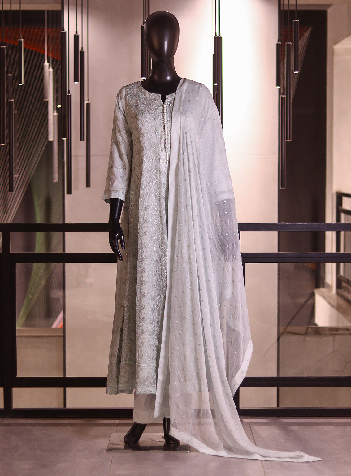 Raad Luxury Formal Embroidered Chiffon 3 Piece Stitched Suit RD26LF RA-16 FR NEELAM DASTAAN Raad Luxury Formal Embroidered Chiffon 3 Piece Stitched Suit RD26LF RA-16 FR NEELAM DASTAAN