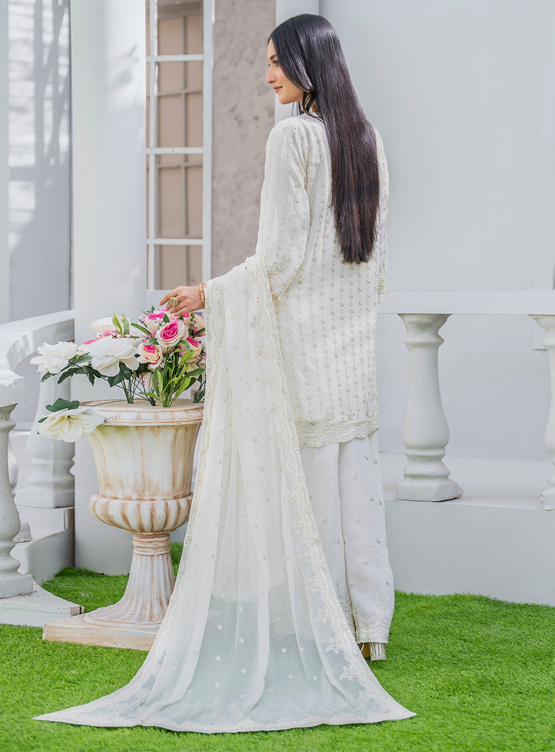 Raad Luxury Formal Embroidered Chiffon 3 Piece Stitched Suit RD26LF RA-38 IY DASTAAN-E-NOOR Raad Luxury Formal Embroidered Chiffon 3 Piece Stitched Suit RD26LF RA-38 IY DASTAAN-E-NOOR