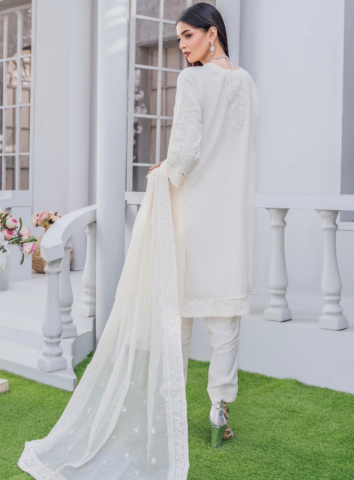 Raad Luxury Formal Embroidered Khaddi Net 3 Piece Stitched Suit RD26LF RA-34 IY KHAMOSHI Raad Luxury Formal Embroidered Khaddi Net 3 Piece Stitched Suit RD26LF RA-34 IY KHAMOSHI