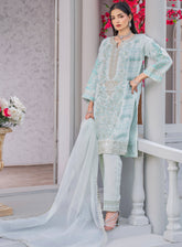 Raad Luxury Formal Embroidered Organza 3 Piece Stitched Suit RD26LF RA-33 IGR MEHKA SITARAH