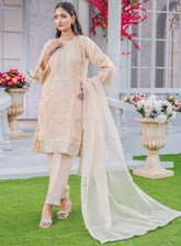 Raad Luxury Formal Embroidered Organza 3 Piece Stitched Suit RD26LF RA-33 TPK MEHKA SITARAH