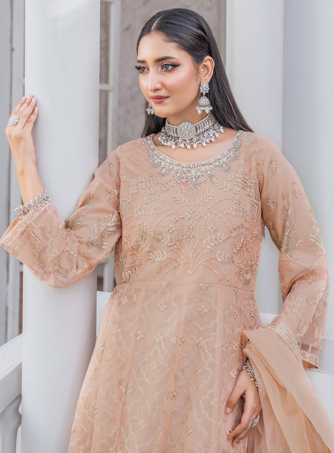 Raad Luxury Formal Embroidered Organza 3 Piece Stitched Suit RD26LF RA-39 TPK MEHARE DASTAAN Raad Luxury Formal Embroidered Organza 3 Piece Stitched Suit RD26LF RA-39 TPK MEHARE DASTAAN