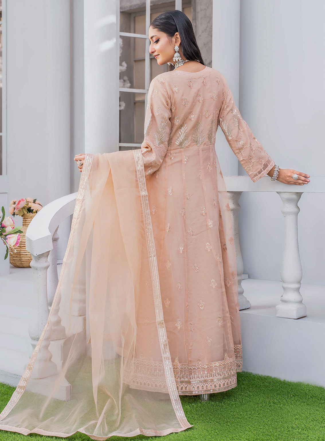Raad Luxury Formal Embroidered Organza 3 Piece Stitched Suit RD26LF RA-39 TPK MEHARE DASTAAN Raad Luxury Formal Embroidered Organza 3 Piece Stitched Suit RD26LF RA-39 TPK MEHARE DASTAAN