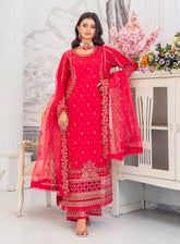 Raad Luxury Formal Embroidered Organza 3 Piece Stitched Suit RD26LF RA-43 SPK GULRAIZ