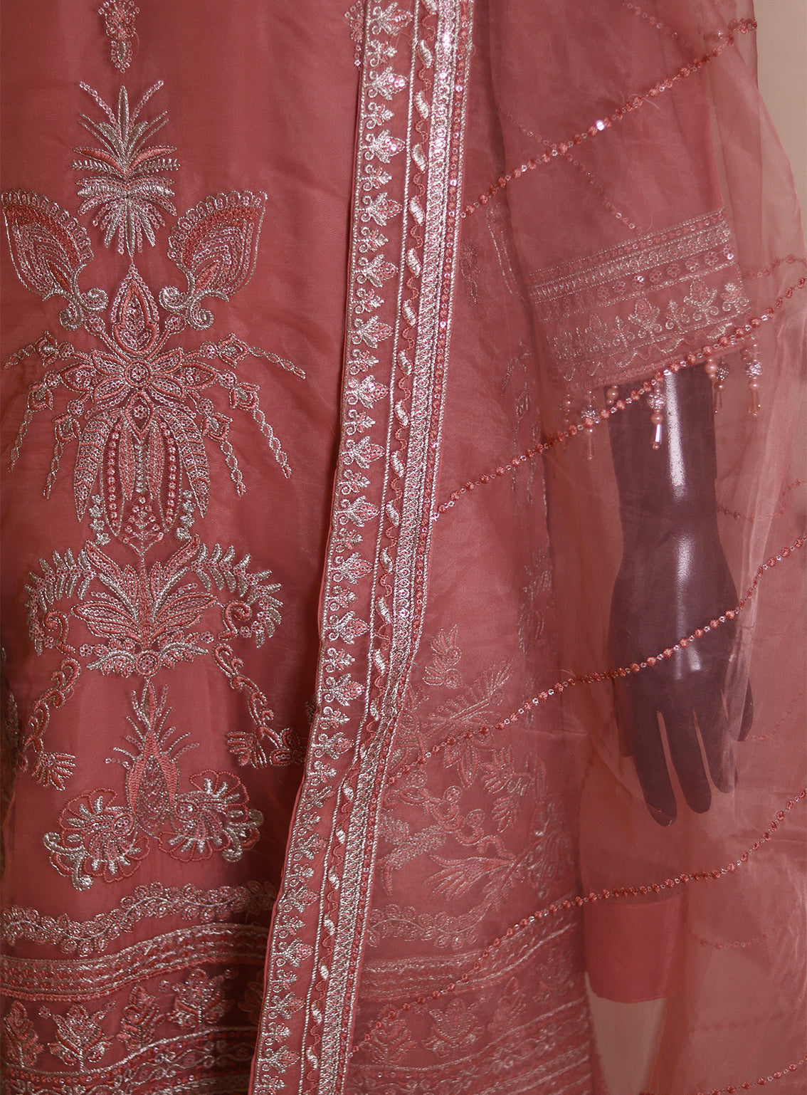 Raad Luxury Formal Embroidered Organza 3 Piece Stitched Suit RD26LF RA-45 RPK Raad Luxury Formal Embroidered Organza 3 Piece Stitched Suit RD26LF RA-45 RPK