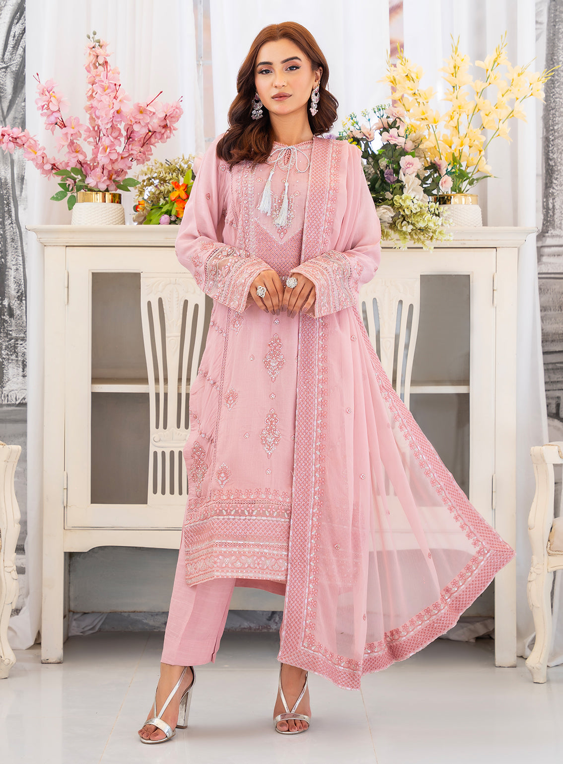 Raad Luxury Formal Embroidered Raw Silk 3 Piece Stitched Suit RD26LF RA-18 LC ZEBA Raad Luxury Formal Embroidered Raw Silk 3 Piece Stitched Suit RD26LF RA-18 LC ZEBA