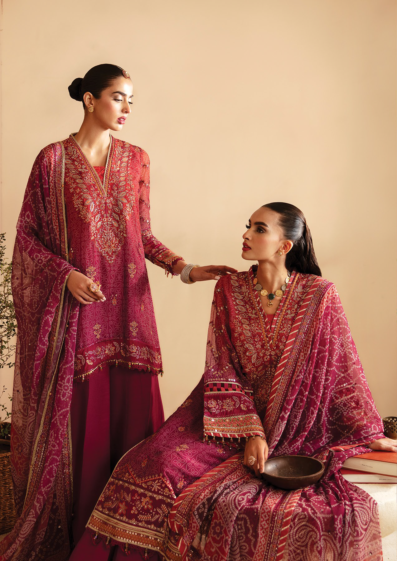 Raahi By Xenia Embroidered Chiffon 3 Piece Unstitched Suit ZE24R D-01 ARISA Raahi By Xenia Embroidered Chiffon 3 Piece Unstitched Suit ZE24R D-01 ARISA