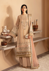Raahi By Xenia Embroidered Chiffon 3 Piece Unstitched Suit ZE24R D-10 TOYAM