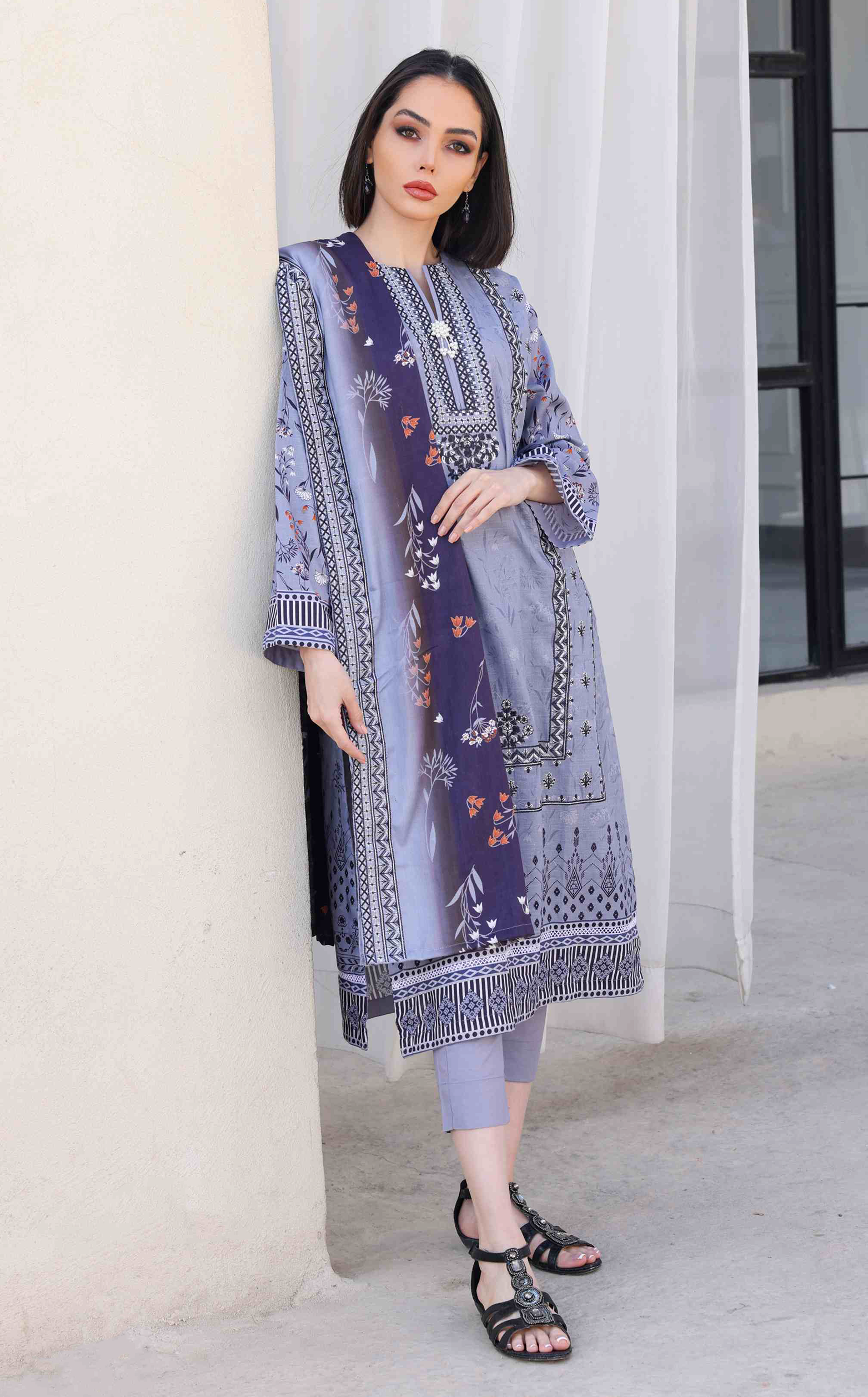Radisson By Rashid Textile Embroidered Khaddar 3 Piece Unstitched Suit RT24R D-8351 Radisson By Rashid Textile Embroidered Khaddar 3 Piece Unstitched Suit RT24R D-8351