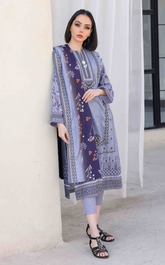 Radisson By Rashid Textile Embroidered Khaddar 3 Piece Unstitched Suit RT24R D-8351