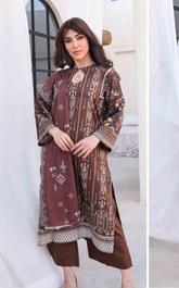 Radisson By Rashid Textile Embroidered Khaddar 3 Piece Unstitched Suit RT24R D-8353
