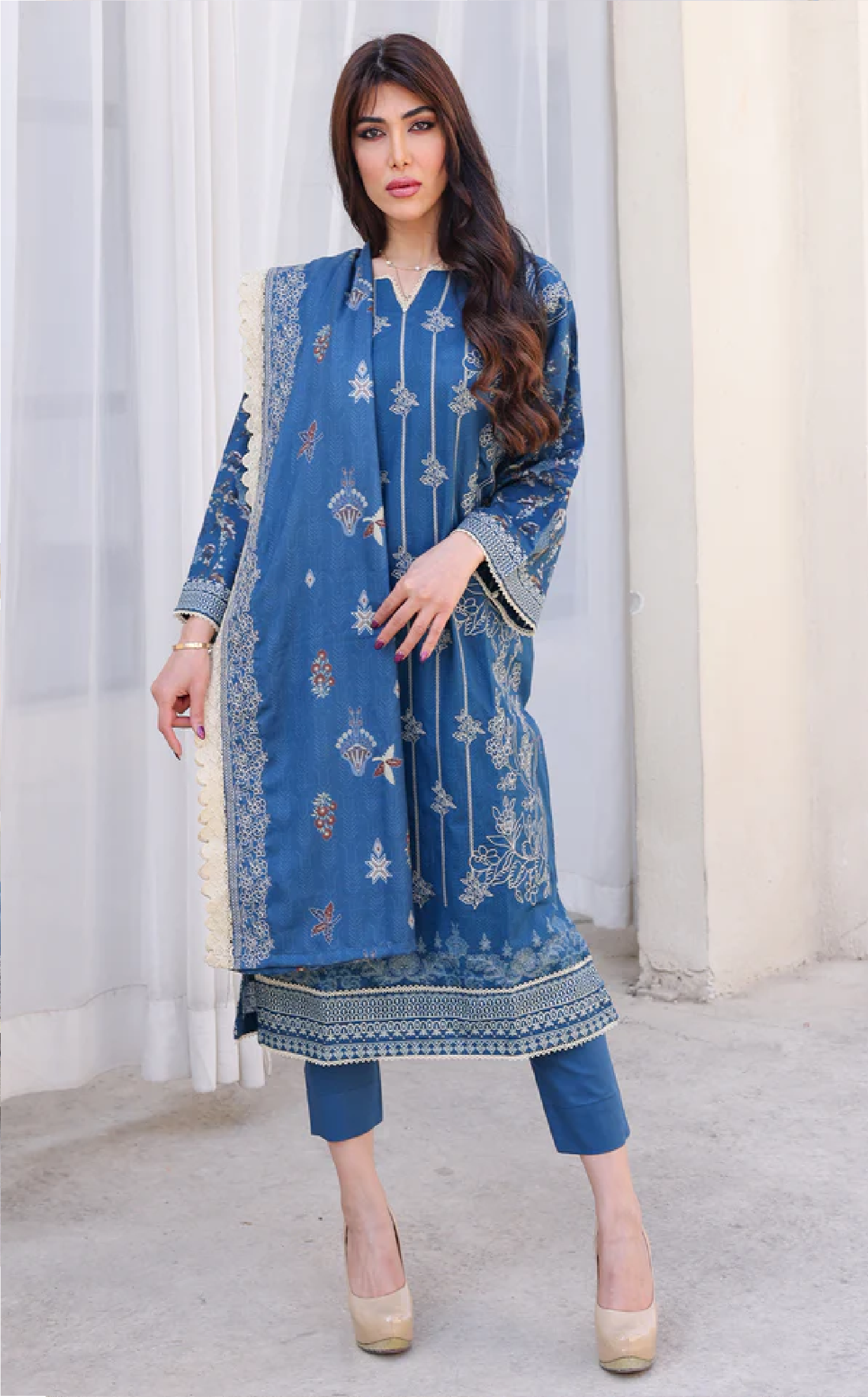 Radisson By Rashid Textile Embroidered Khaddar 3 Piece Unstitched Suit RT24R D-8355 Radisson By Rashid Textile Embroidered Khaddar 3 Piece Unstitched Suit RT24R D-8355
