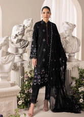 Rajbari Exclusive Embroidered Lawn 3 Piece Unstitched Suit RB26EE D-01