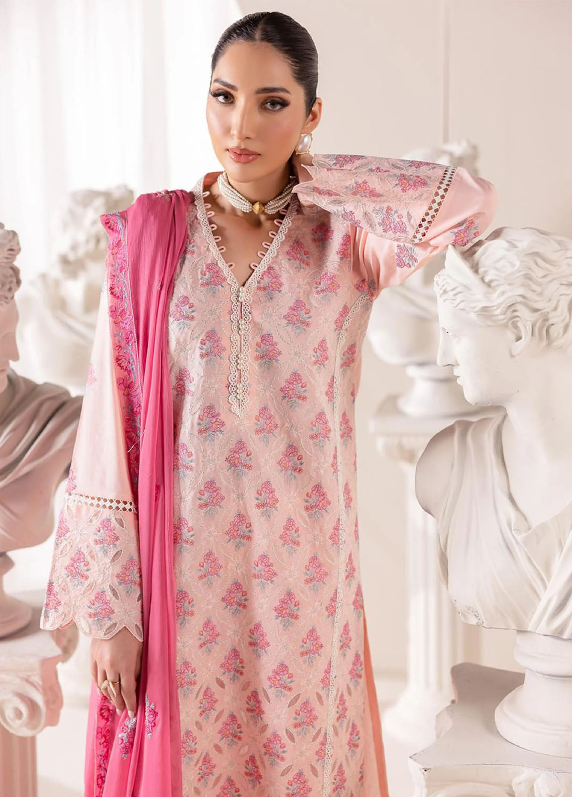 Rajbari Exclusive Embroidered Lawn 3 Piece Unstitched Suit RB26EE D-02 Rajbari Exclusive Embroidered Lawn 3 Piece Unstitched Suit RB26EE D-02