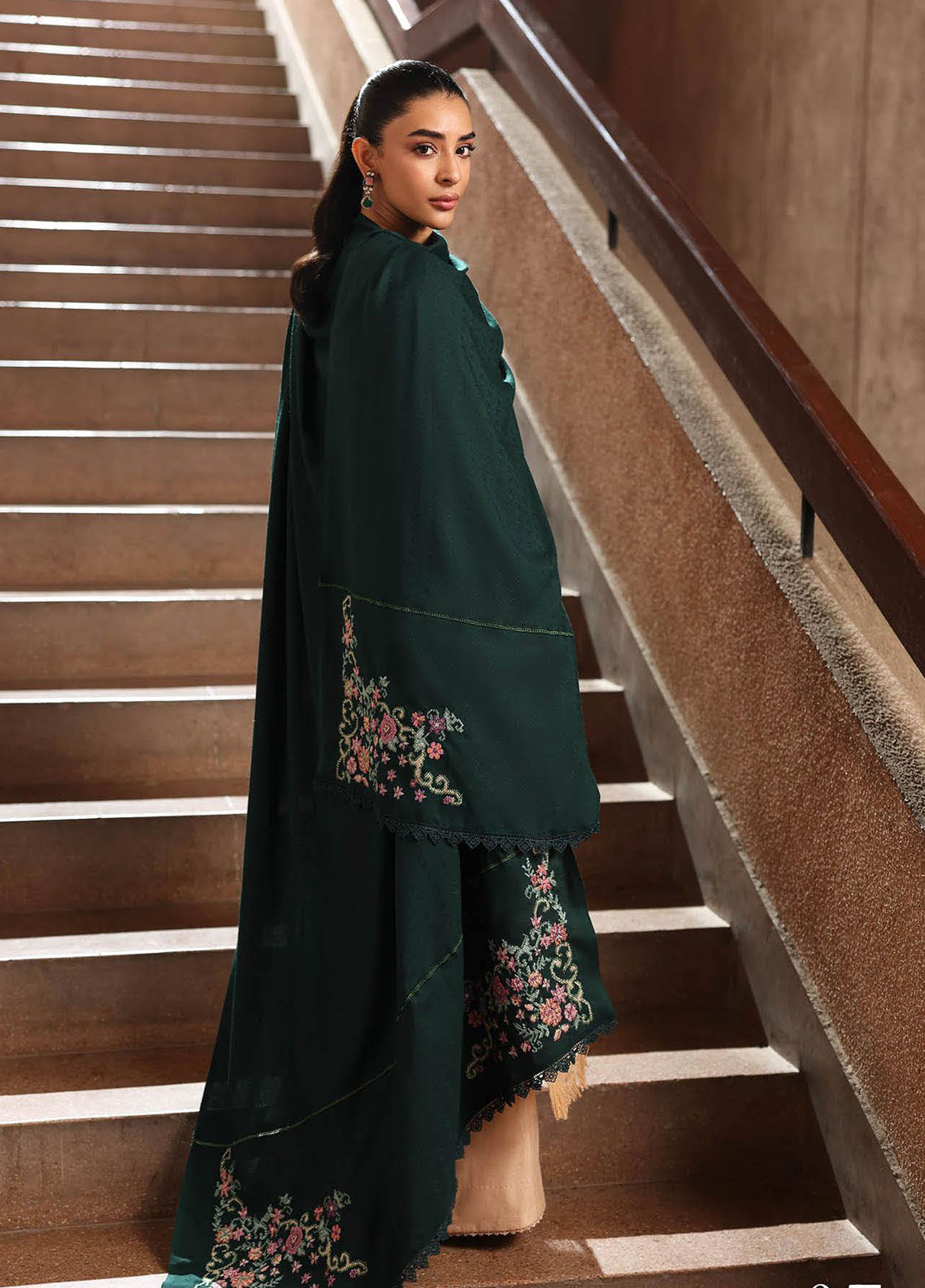 Rajbari Premium Embroidered Peach Leather 3 Piece Unstitched Suit RB25PWSE D-07 Rajbari Premium Embroidered Peach Leather 3 Piece Unstitched Suit RB25PWSE D-07