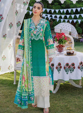 RajBari Printkari Exclusive Embroidered Lawn 3 Piece Unstitched Suit RBU24P EEL-2A