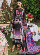 RajBari Printkari Exclusive Embroidered Lawn 3 Piece Unstitched Suit RBU24P EEL-3A