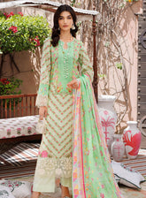 RajBari Printkari Exclusive Embroidered Lawn 3 Piece Unstitched Suit RBU24P EEL-5A