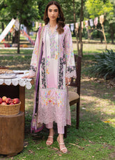 RajBari Schiffli Printkari Embroidered Lawn 3 Piece Unstitched Suit RB25S SPE-01