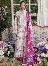 RajBari Schiffli Printkari Embroidered Lawn 3 Piece Unstitched Suit RB25S SPE-02