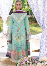 RajBari Schiffli Printkari Embroidered Lawn 3 Piece Unstitched Suit RB25S SPE-05
