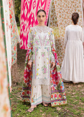 RajBari Schiffli Printkari Embroidered Lawn 3 Piece Unstitched Suit RB25S SPE-08