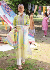 RajBari Schiffli Printkari Embroidered Lawn 3 Piece Unstitched Suit RB25S SPE-09