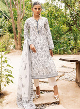Rang By Motifz Digital Printed Lawn 3 Piece Unstitched Suit MTF24RPL 4718 ZARMEEN