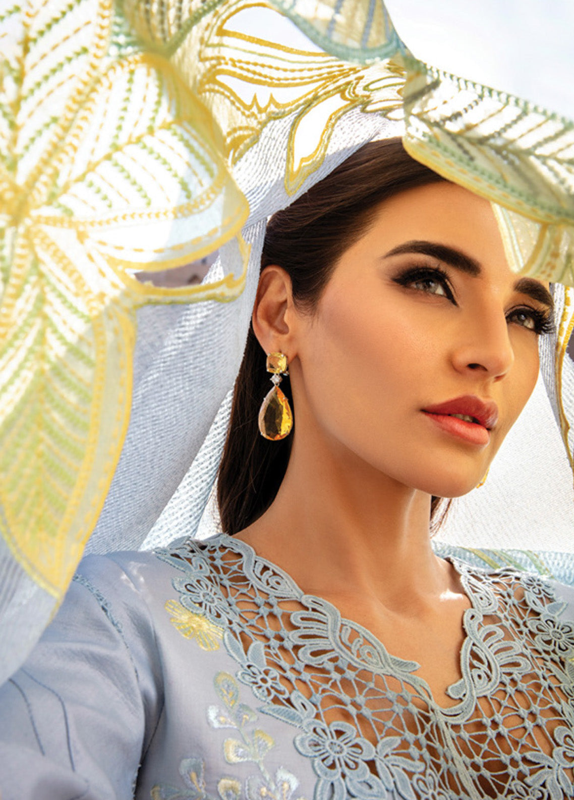 Rang Rasiya Premium Embroidered Lawn 3 Piece Unstitched Suit RR25PS D-RR-04 ELNAZ Rang Rasiya Premium Embroidered Lawn 3 Piece Unstitched Suit RR25PS D-RR-04 ELNAZ