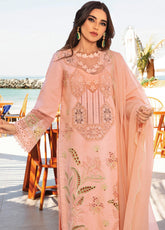 Rang Rasiya Premium Embroidered Lawn 3 Piece Unstitched Suit RR25PS D-RR-08 BAREEHA